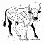 Detailed Taurus Constellation Coloring Pages 4