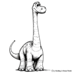 Detailed The Good Dinosaur Coloring Pages 4