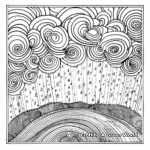 Detailed Thunderstorm Coloring Sheets for Adults 2