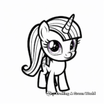 Detailed Twilight Sparkle Coloring Pages for Adults 1