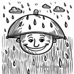 Different Types of Rainy Seasons Coloring Pages 3