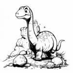 Dinosaur Adventures Coloring Pages 1