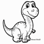 Dinosaur Adventures Coloring Pages 4