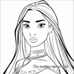Disney's Pocahontas Character Coloring Pages 1