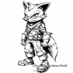 Distinctive Star Fox Coloring Pages 1