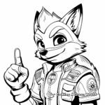 Distinctive Star Fox Coloring Pages 3