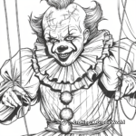 Disturbing Puppet Master Clown Coloring Pages 3