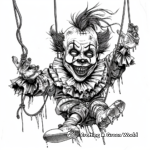 Disturbing Puppet Master Clown Coloring Pages 4