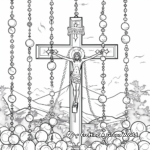 Divine Mercy Rosary Coloring Pages 1