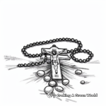 Divine Mercy Rosary Coloring Pages 2