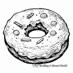 Doughnut Heaven Coloring Pages 1
