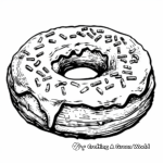 Doughnut Heaven Coloring Pages 2