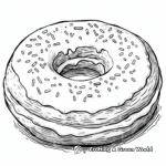 Doughnut Heaven Coloring Pages 3