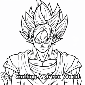 Ultra Instinct Goku Coloring Pages - Free &amp; Printable!