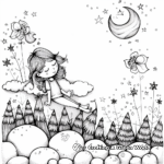 Dreaming of a Magical Forest Coloring Pages 4