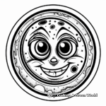 Dreamy Oval Moon Coloring Pages 3
