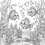 Dreamy Underwater World Coloring Pages 1