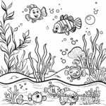 Dreamy Underwater World Coloring Pages 3