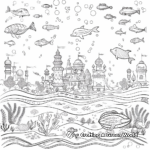 Dreamy Underwater World Coloring Pages 4
