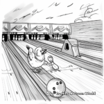 Duckpin Bowling Coloring Pages 1