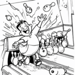 Duckpin Bowling Coloring Pages 4