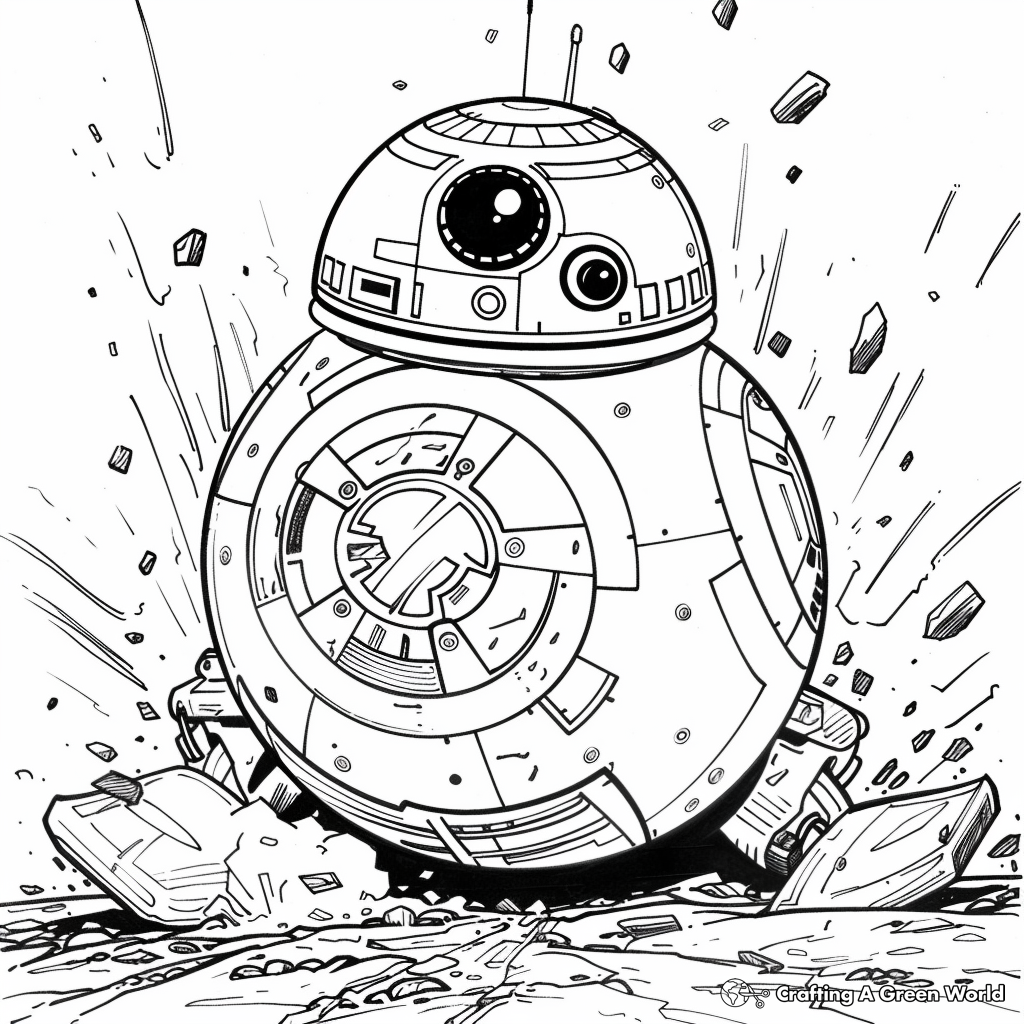 BB 8 Coloring Pages Free Printable 
