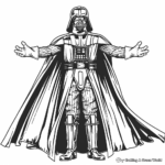 Dynamic Darth Vader Clone Wars Coloring Pages 2