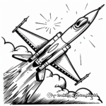 Dynamic Missile Launch Coloring Pages 1
