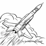 Dynamic Missile Launch Coloring Pages 4