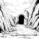 Easter Theme Empty Tomb Coloring Pages 2