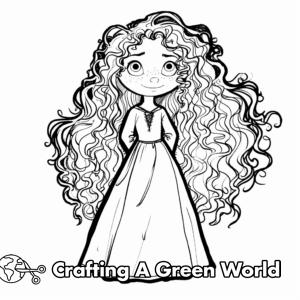 Merida Coloring Pages - Free & Printable!