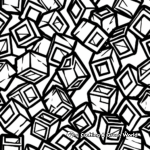 Easy Geometric Pattern Coloring Pages 3
