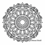 Easy Mandala Coloring Pages for Preschoolers 2
