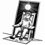 Easy Tarot Card Coloring Pages for Children 4