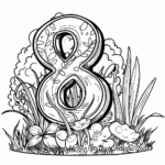 Eco-Friendly Garden Number 8 Coloring Pages 3