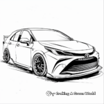Eco-Friendly Toyota Mirai Coloring Book 1