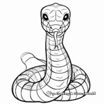 Educational Black Mamba Coloring Pages (Labelled) 2