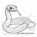 Educational Black Mamba Coloring Pages (Labelled) 3