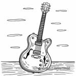 Electric Guitar Coloring Pages for Rock n' Roll Lovers 3