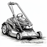 Electric Lawn Mower Coloring Pages 3