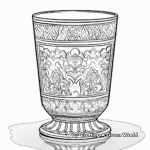 Elegant China Cup Coloring Pages 3