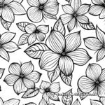 Elegant Flower Pattern Coloring Pages 3