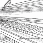 Elegant Piano Concert Coloring Pages 3