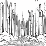 Emerald City Gate Coloring Pages 1