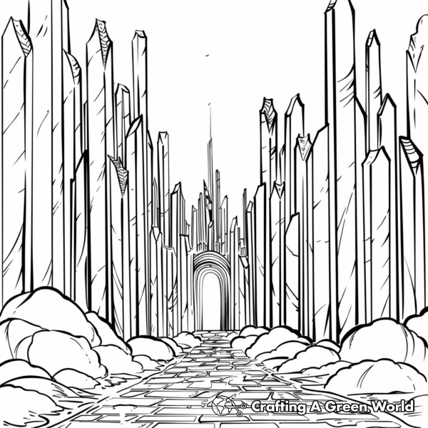 Wizard Of Oz Coloring Pages - Free &amp; Printable!