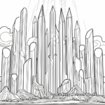 Emerald City Gate Coloring Pages 3