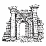 Emerald City Gate Coloring Pages 4