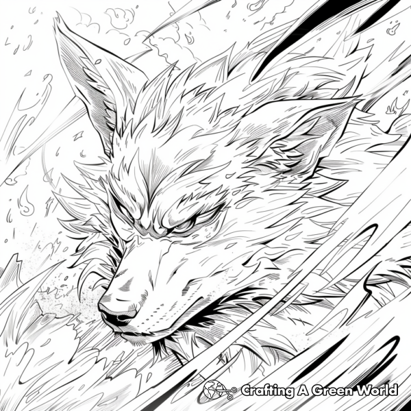 Wolf Anime Coloring Pages Free & Printable!