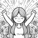 Empowering Bravery Feeling Coloring Pages 1