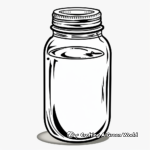 Empty Canning Jar Coloring Pages 2